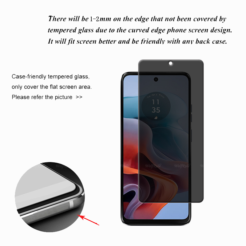 4Pcs For Moto G34 Glass Moto G - Monitor Privacy Screen review and price