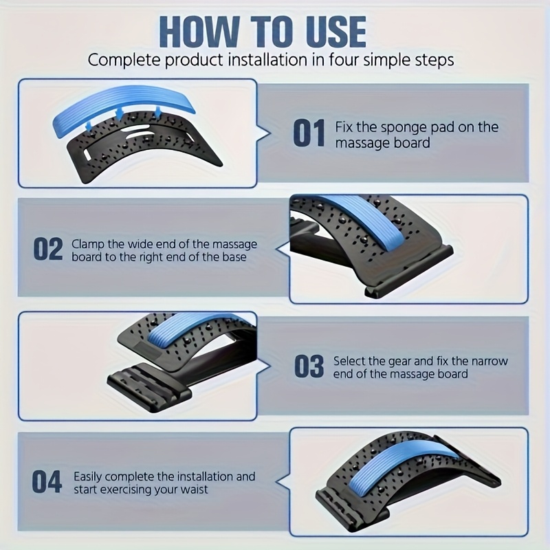3-Level Back Stretcher Posture - Home Or Office Use review and price