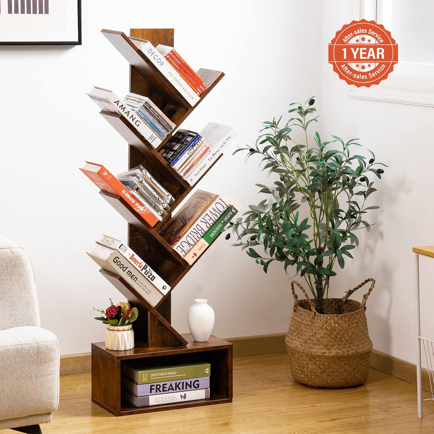 Yoobure Tree Bookshelf - 6 She - Home Office Bookshelves review and price