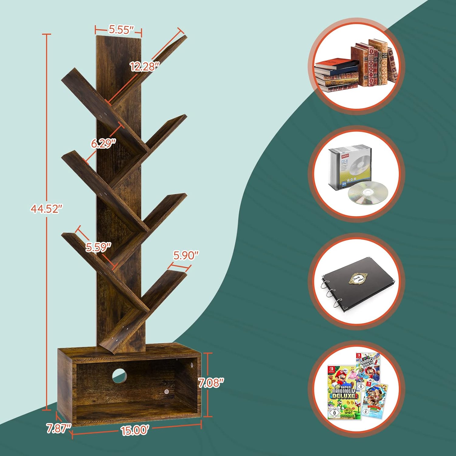 Yoobure Tree Bookshelf - 6 She - Home Office Bookshelves review and price