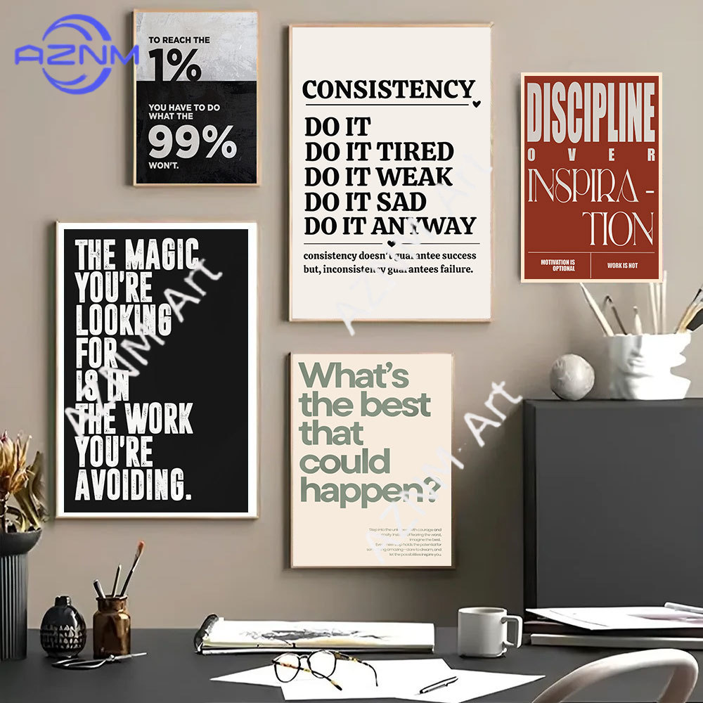 Minimalist Motivational Quotes - Home Office Inspiration review and price