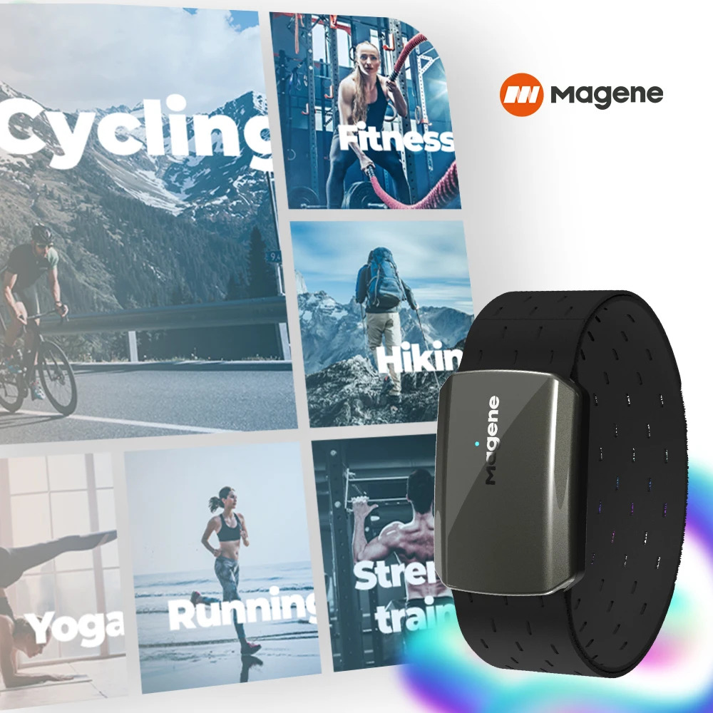 Magene H803 Heart Rate Armband - Monitor Arm Dual review and price