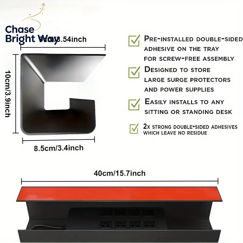 40cm Punch Free Cable Organize - Cable Management Box review and price