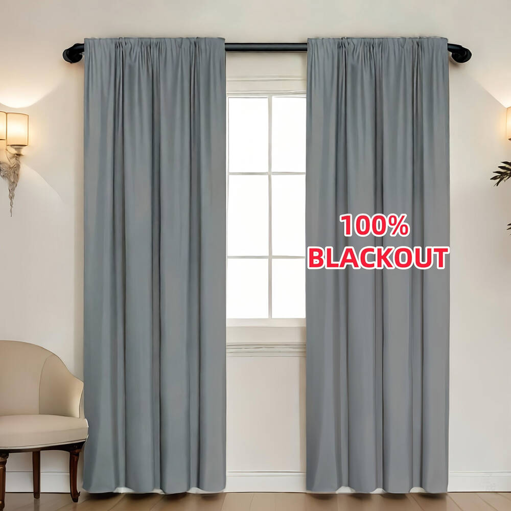 1pc 100% Blackout Curtain with - Home Office Inspiration review and price