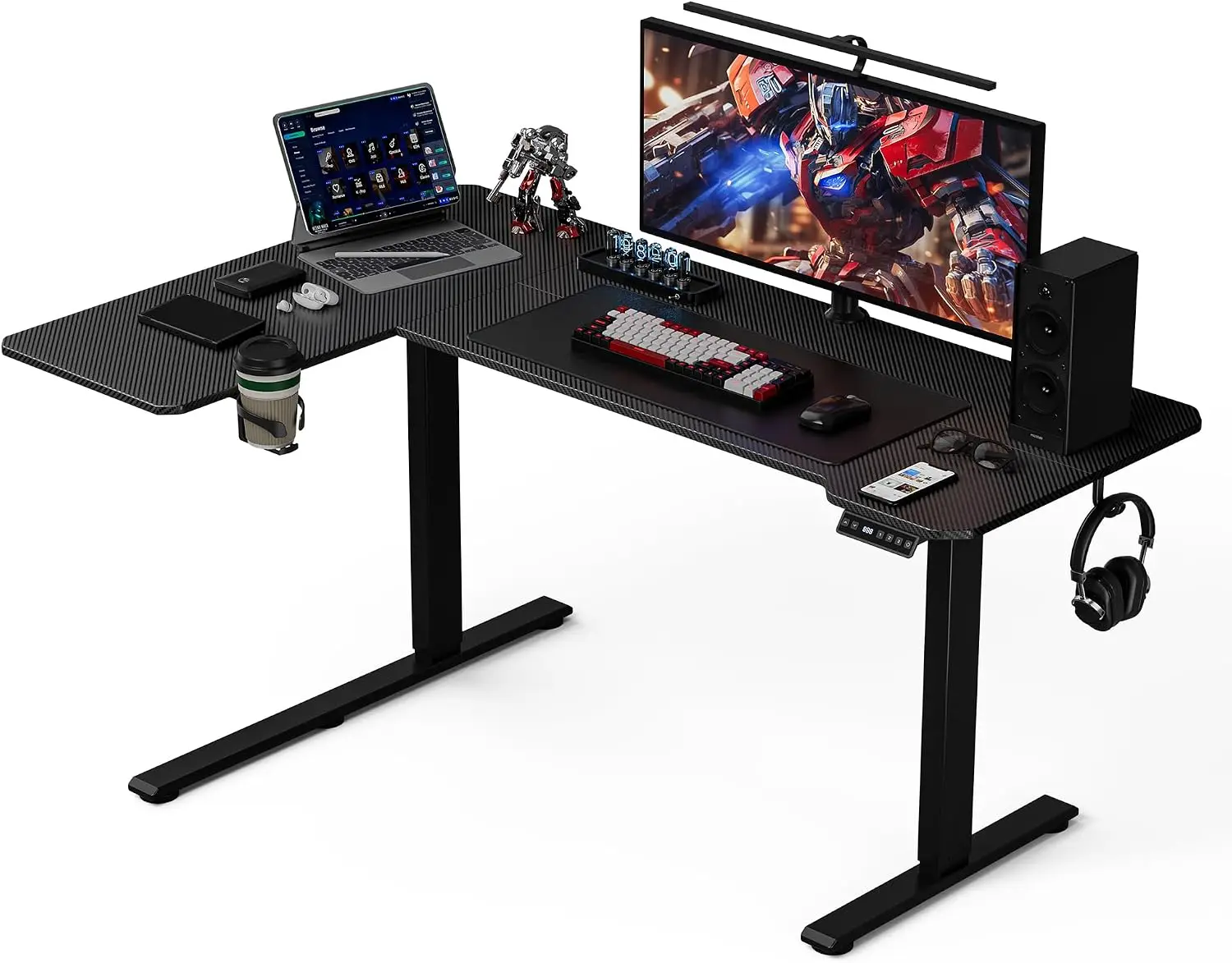 L Shaped Electric Standing Des - Standing Desk Electric review and price