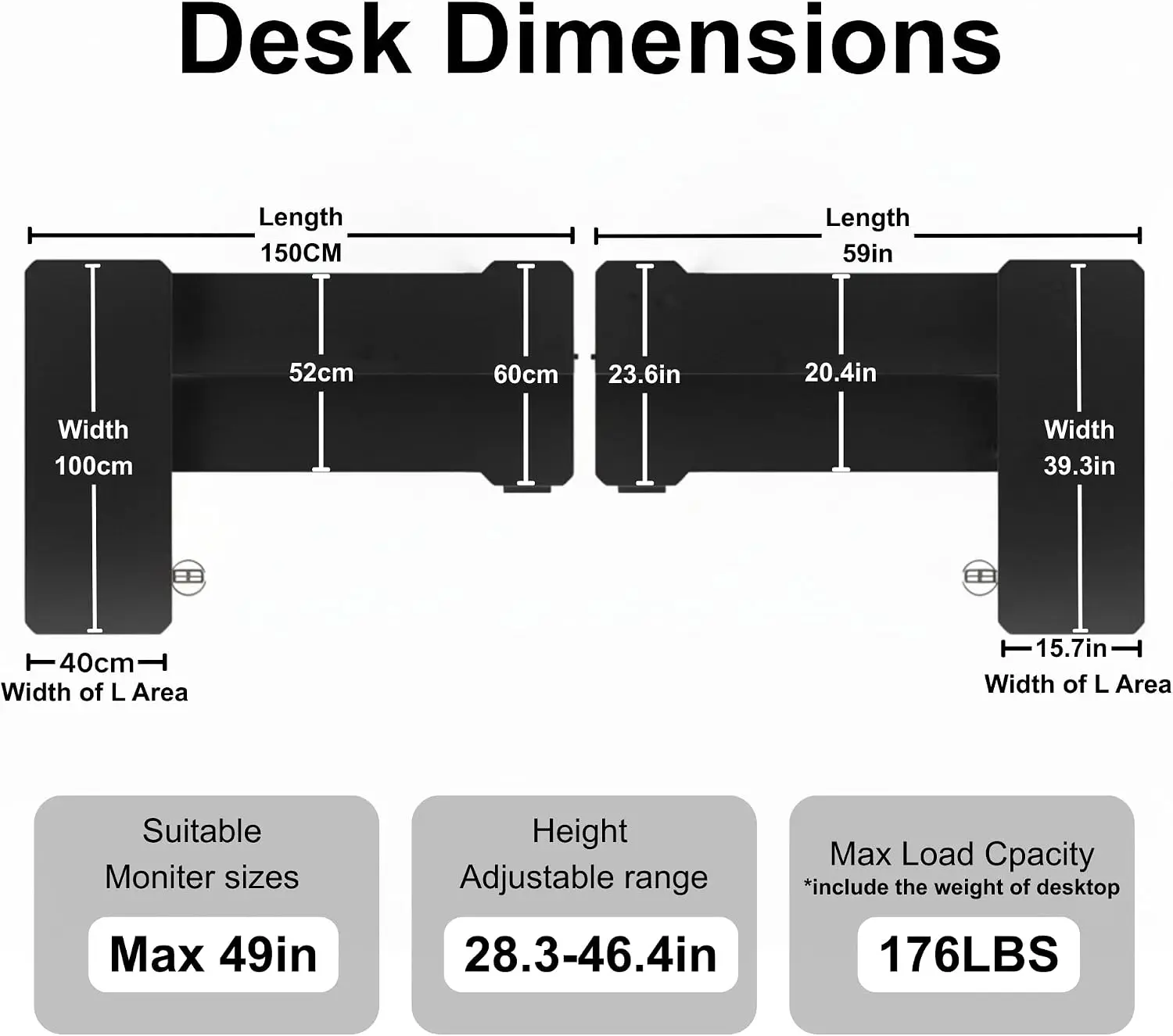 L Shaped Electric Standing Des - Standing Desk Electric review and price
