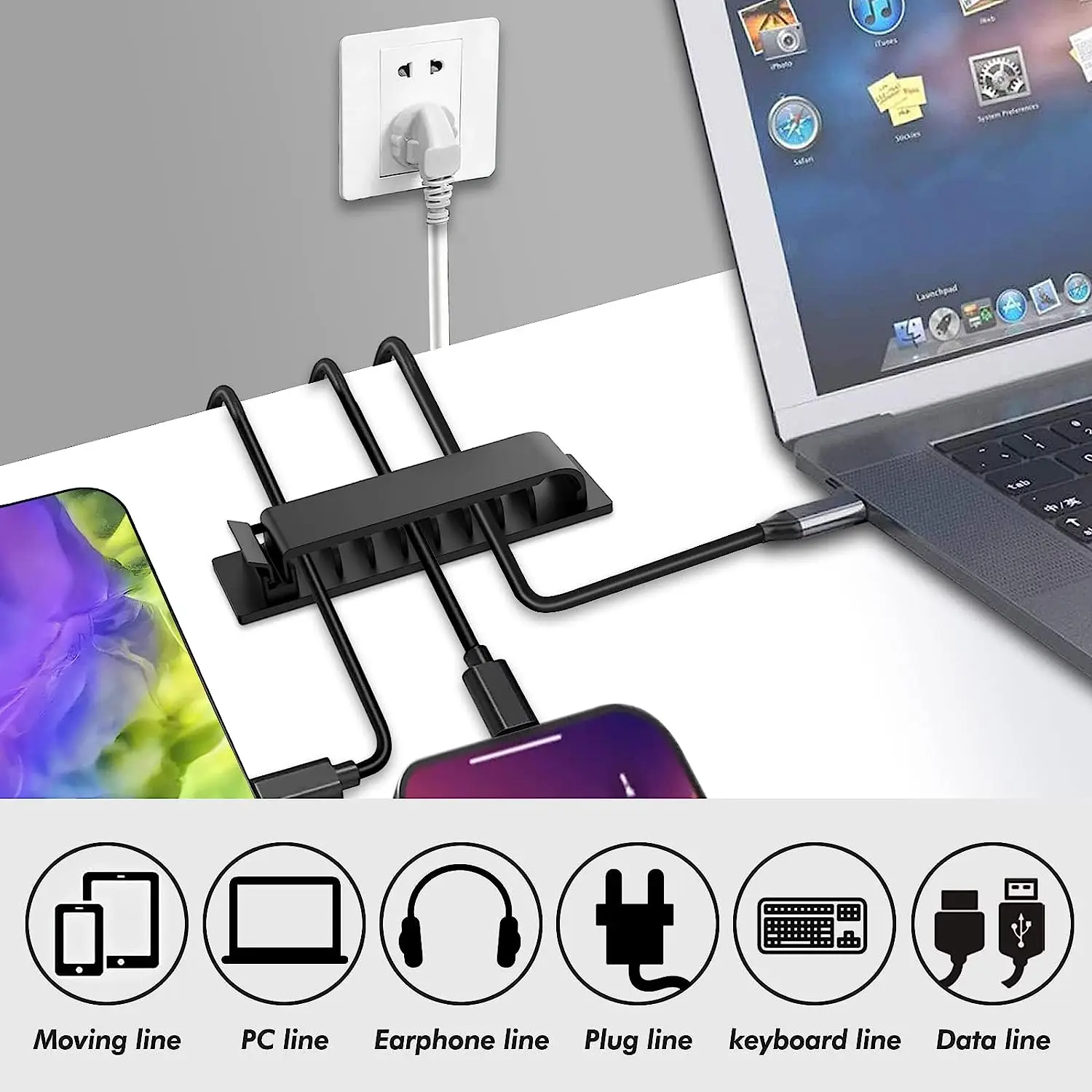 Cable Organizer Self Adhesive  - Cable Management Box review and price