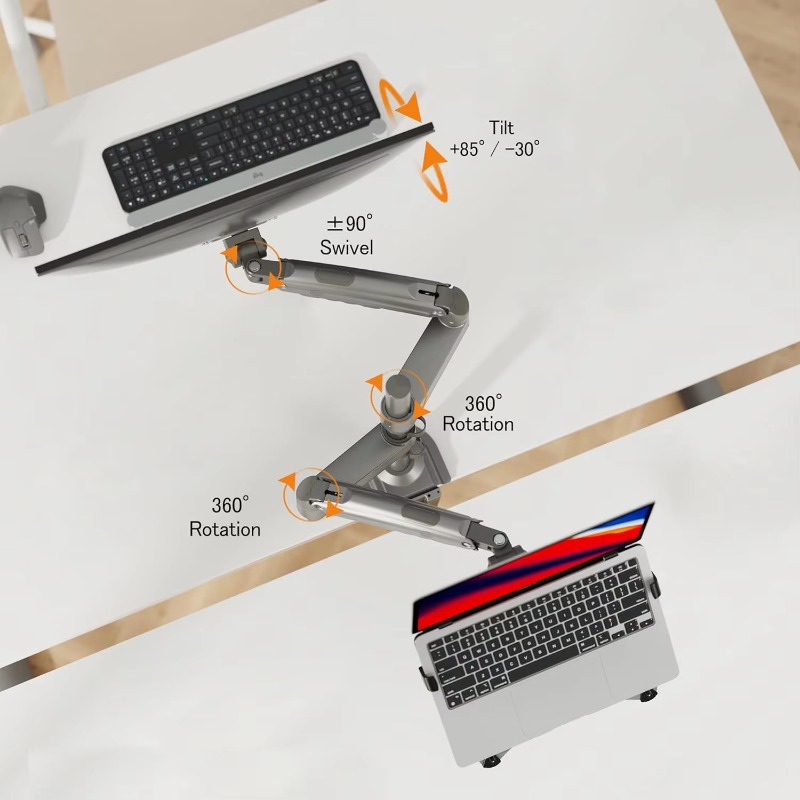 Dual Arm 2 in 1 Combo Laptop M - Monitor Arm Dual review and price