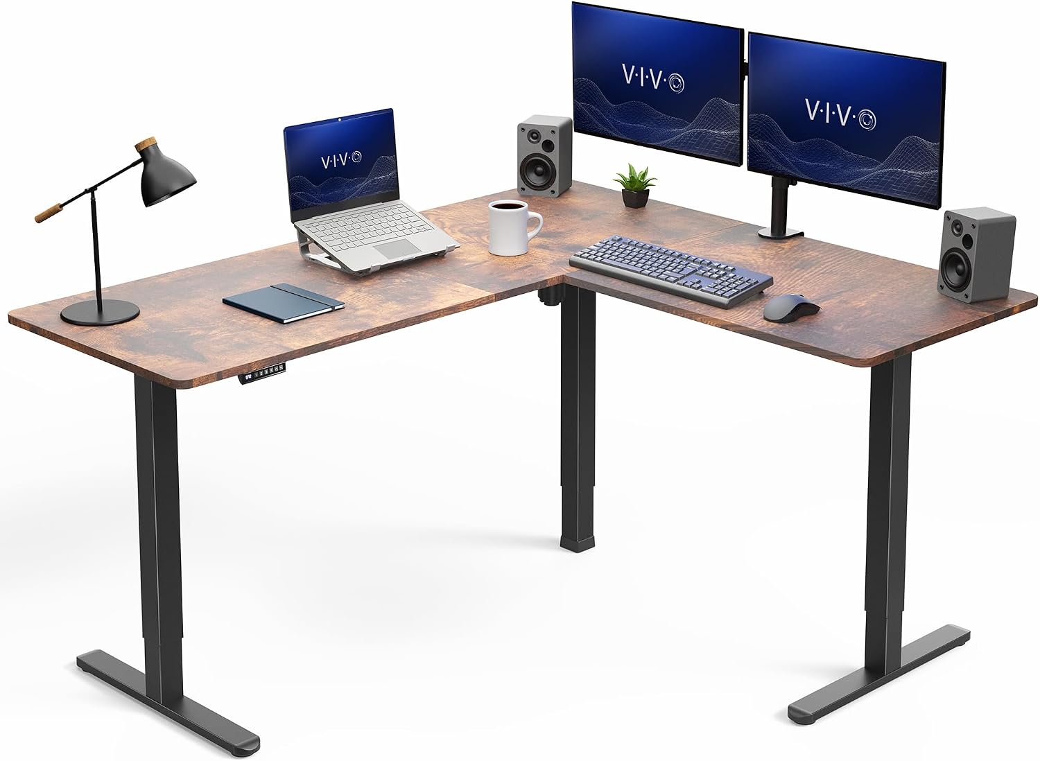 Rustic Vintage Brown 63 x 55 i - Standing Desk Electric review and price
