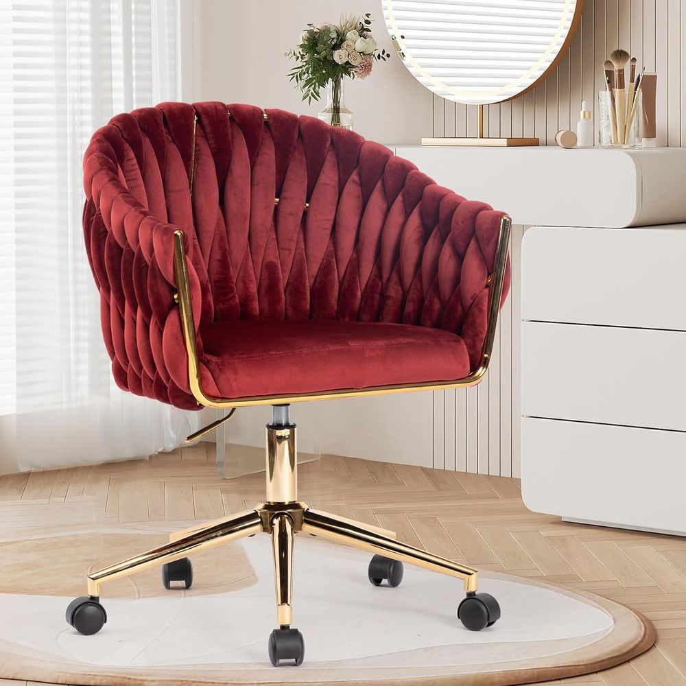 Velvet Office Chair, Vanity Ch - Home Office Or review and price