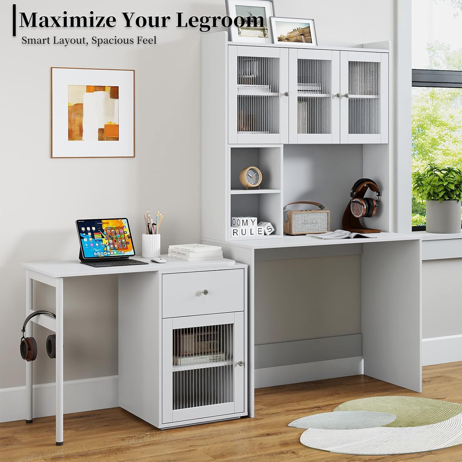Home Office Desk with Hutch, F - Home Office L Shaped Desk review and price