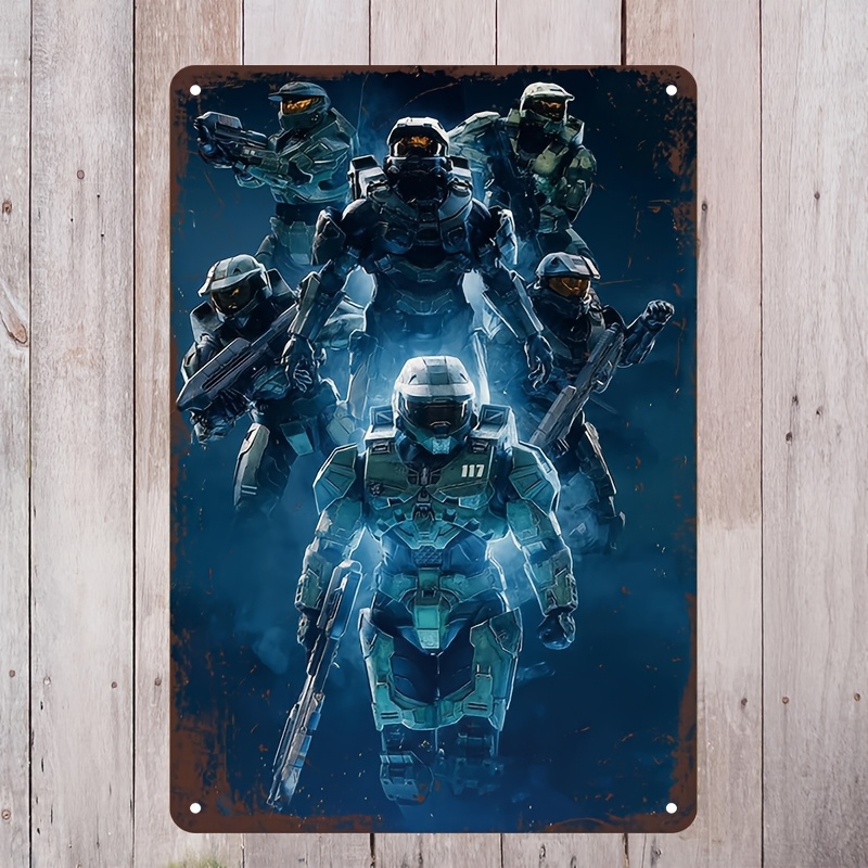 Halo-Inspired Metal Wall Art S - Home Office Inspiration review and price