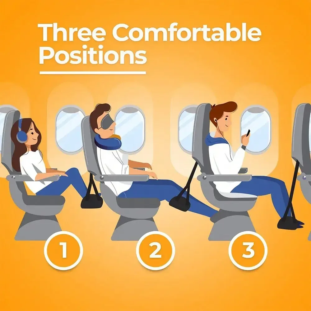 Travel Rest Hanging Footstool  - Home Or Office Use review and price
