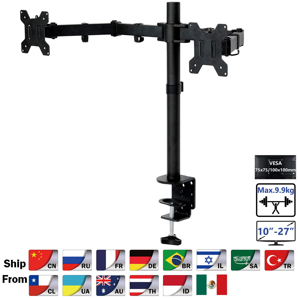 MS02 Desktop Clamping Full Mot - Monitor Arm Dual review and price