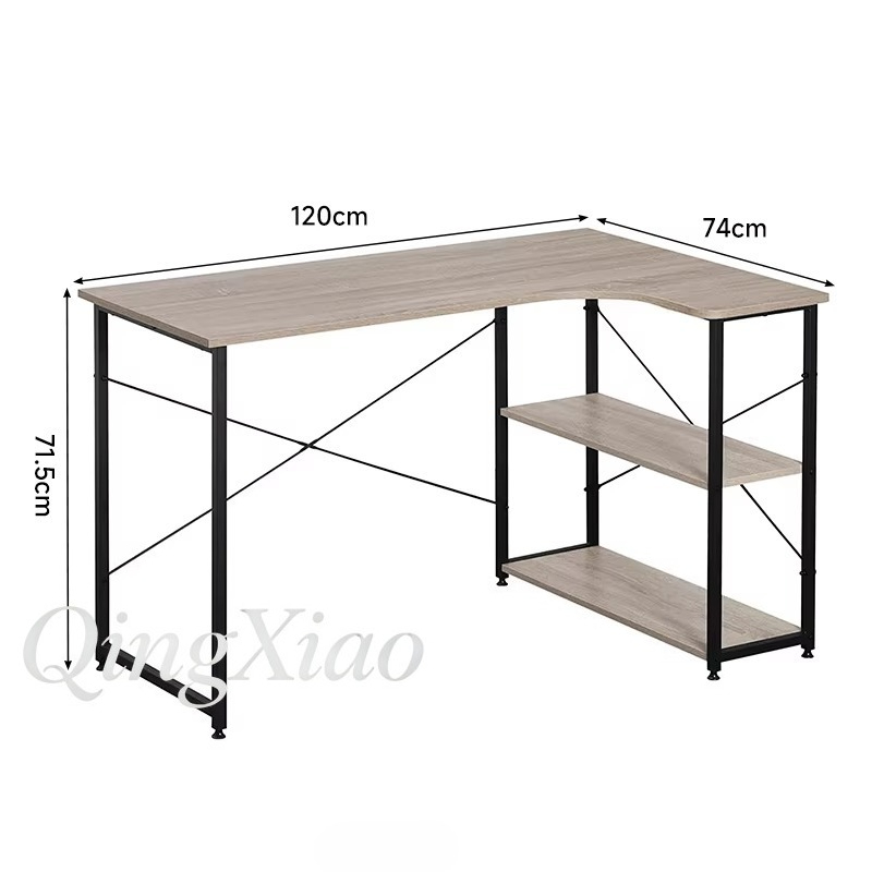 L Shaped Corner Desk With Book - Home Office Bookshelves review and price