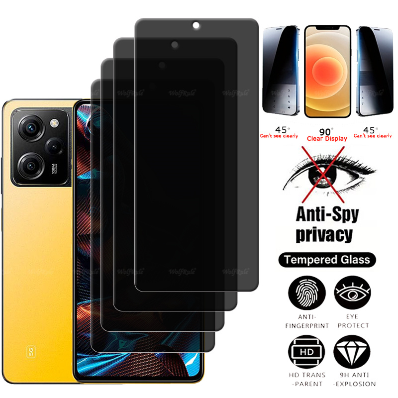 4Pcs For Poco X5 Pro Glass Xia - Monitor Privacy Screen review and price