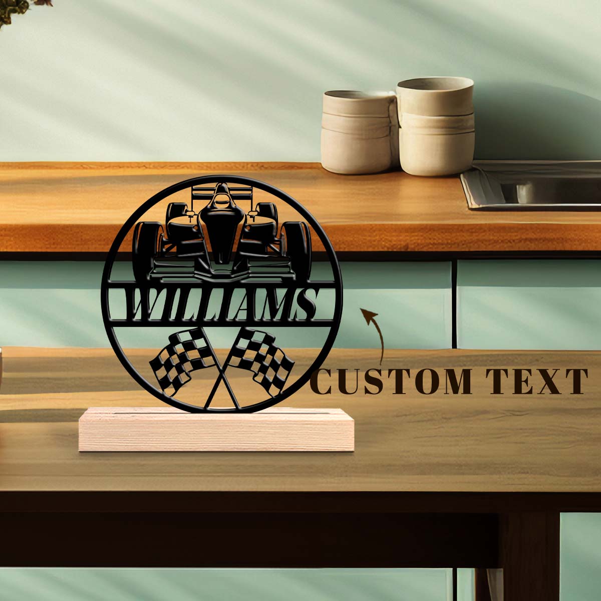 1pc Customized Metal Handicraf - Home Office Or review and price