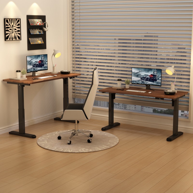 %Electric Adjust Height Office - Home Office L Shaped Desk review and price