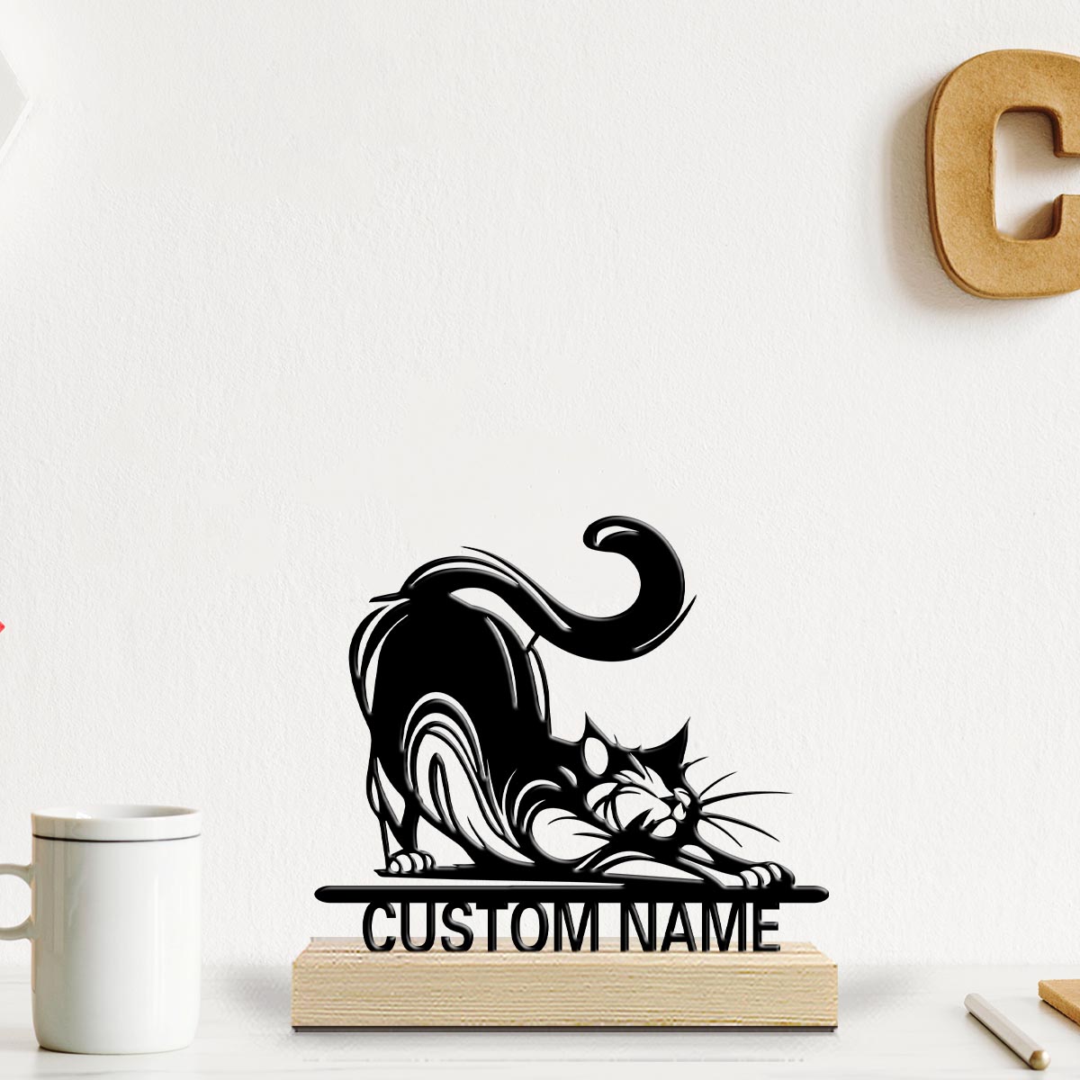 1pc Desktop Metal Ornaments Cu - Home Office Or review and price