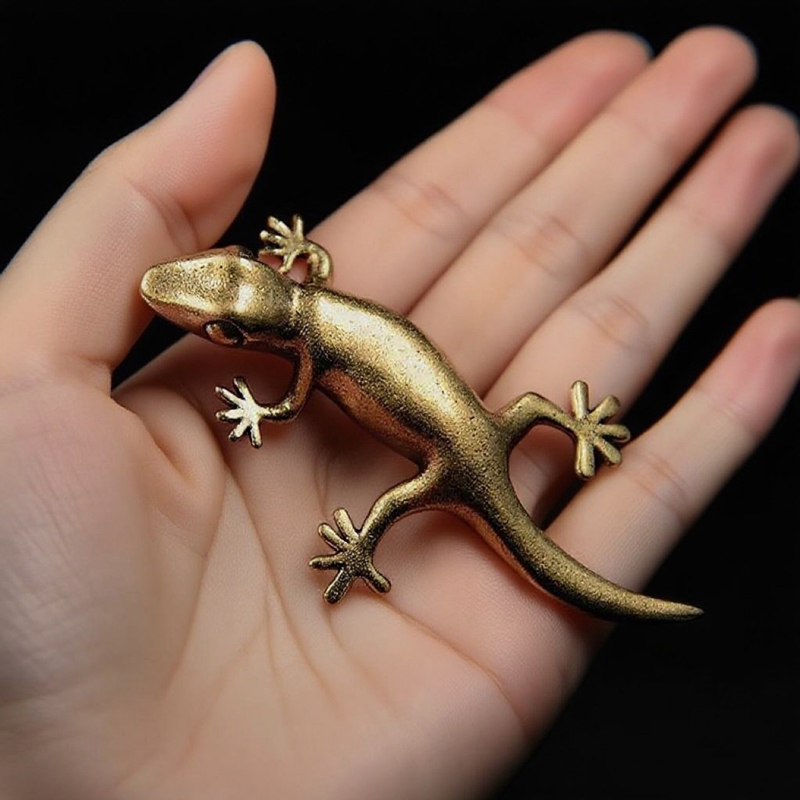 Handmade Bronze Retro Gecko Li - Home Or Office Use review and price