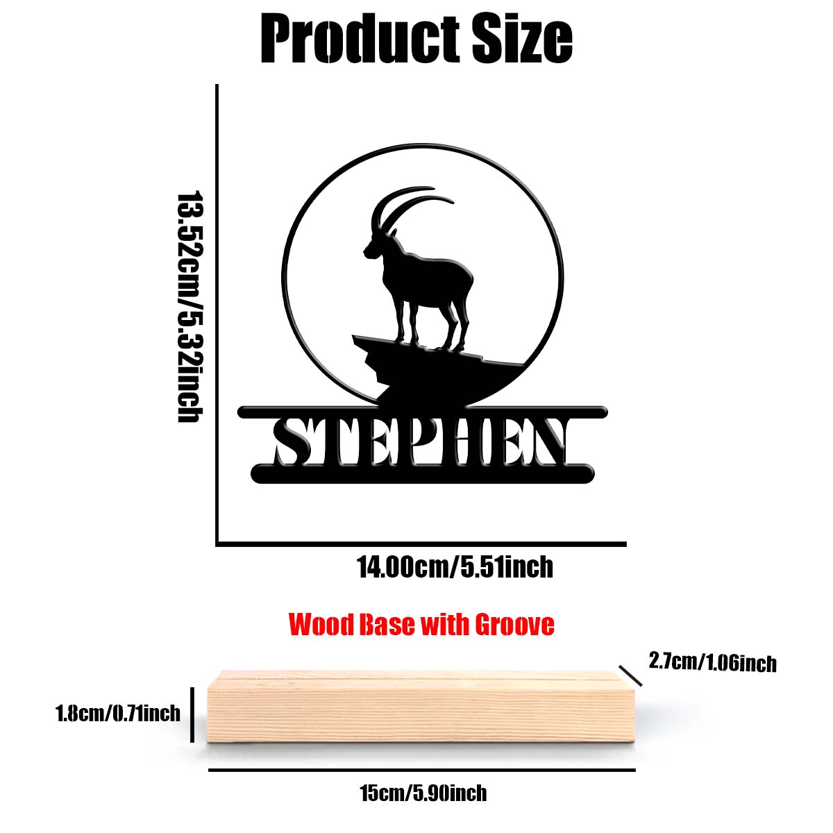 1pc Personalized Iron Desktop  - Home Office Or review and price