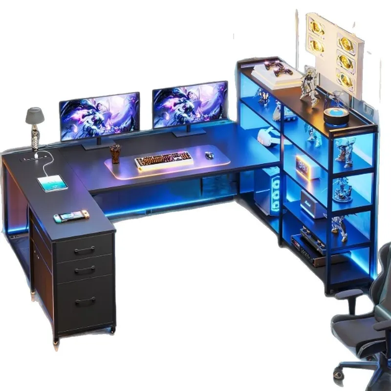 L Shaped Gaming Desk Double Si - Home Office L Shaped Desk review and price